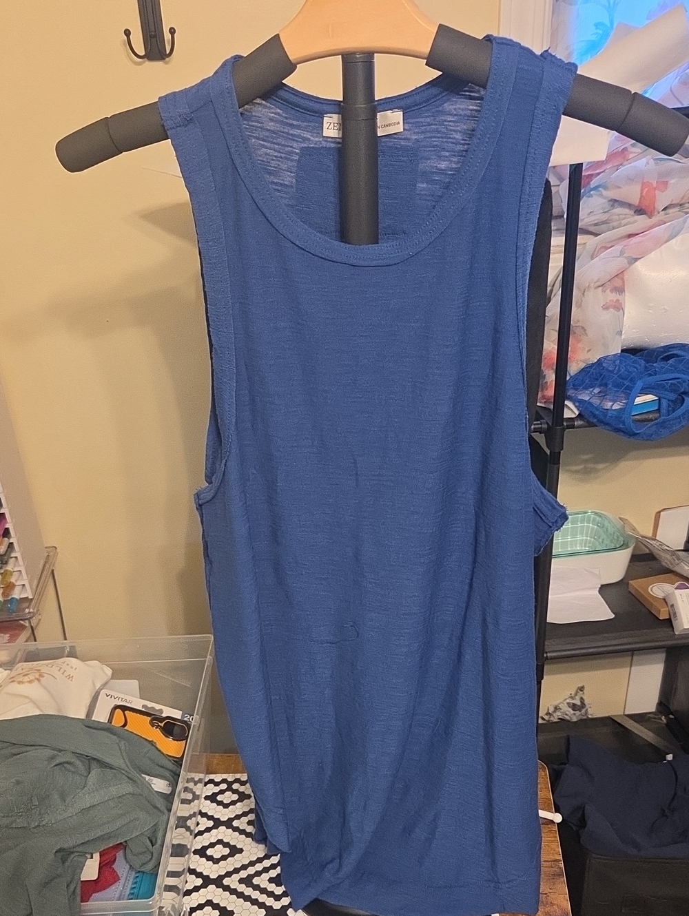 Zenana Outfitters Royal Blue Sleeveless Tank Top